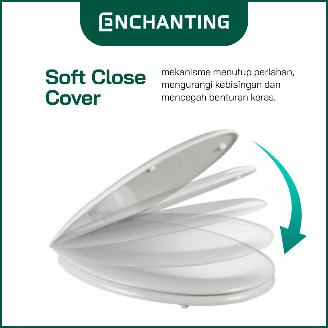 Toilet/Kloset Duduk Europe Enchanting E1337