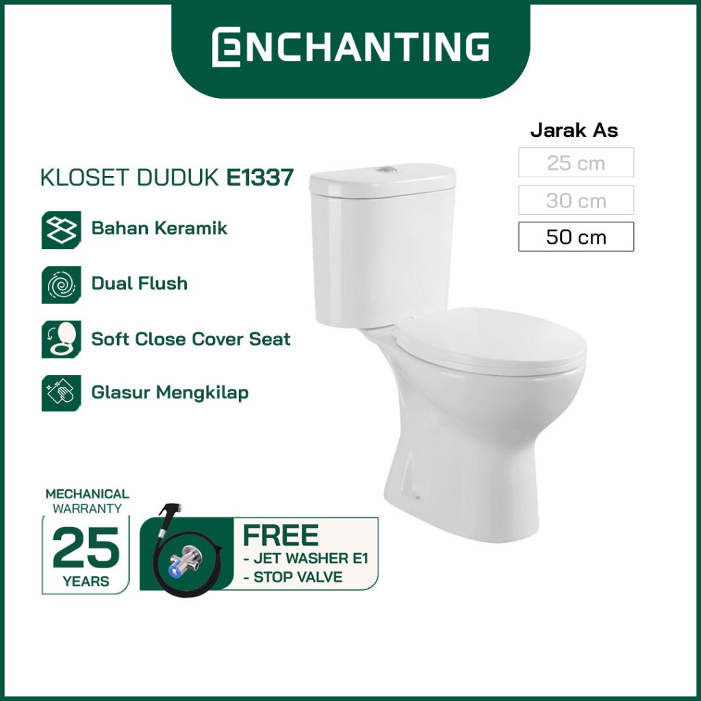 Toilet/Kloset Duduk Europe Enchanting E1337