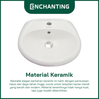Wastafel Keramik Europe Enchanting E1346