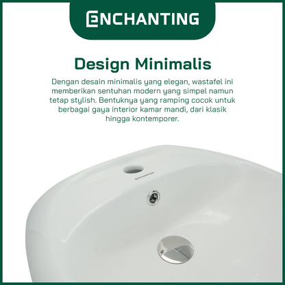 Wastafel Keramik Europe Enchanting E1346