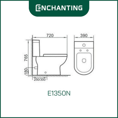Toilet / Kloset Duduk Europe Enchanting E1350N