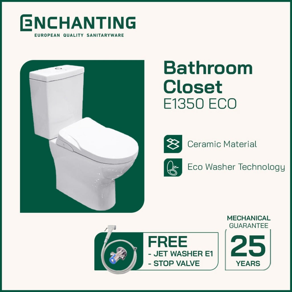Toilet / Kloset Duduk Europe Enchanting E1350ECO