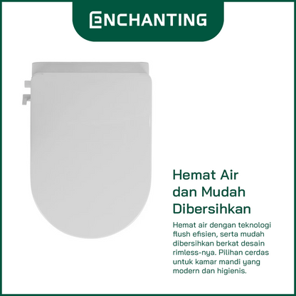 Wall Hung Toilet / Kloset Duduk Gantung Europe Enchanting E1360Eco