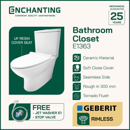 Toilet / Kloset Duduk Europe Enchanting E1363