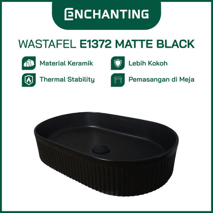 ENCHANTING Wastafel Meja Cuci Tangan Keramik Europe Enchanting E1372