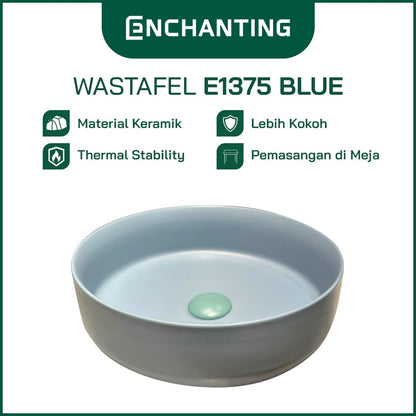ENCHANTING Wastafel Meja Cuci Tangan Keramik Europe Enchanting E1375