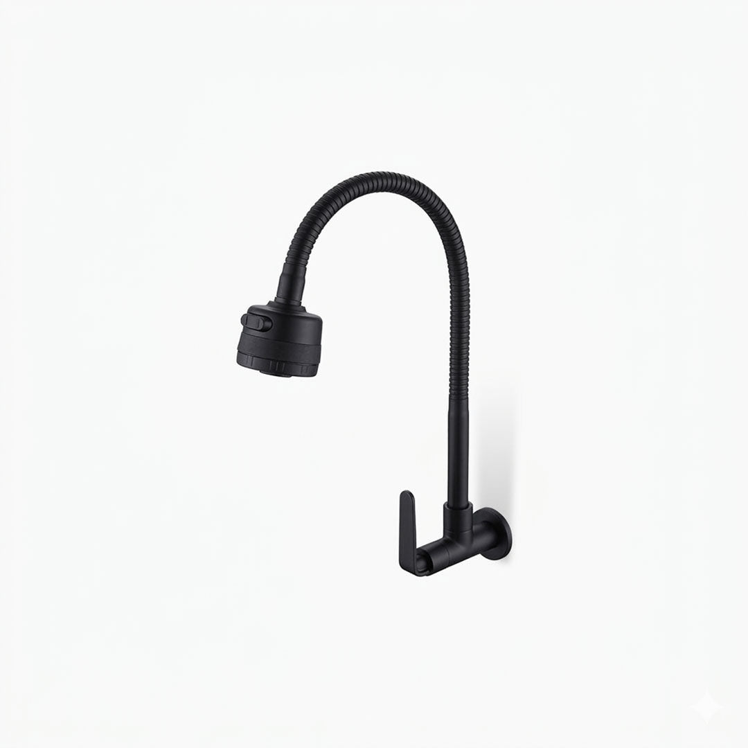 Kran Wastafel Dapur / Kitchen Angsa Cold Europe Enchanting E1530 Black