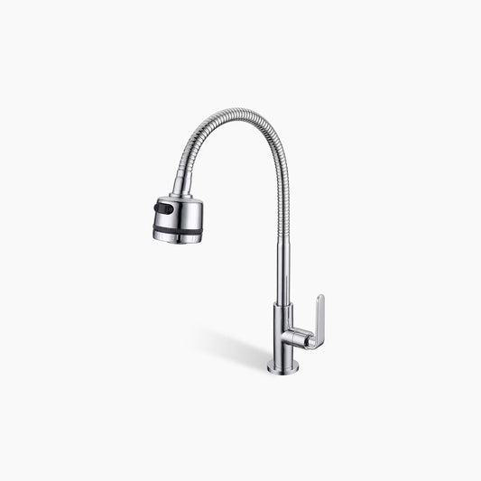 Kran Wastafel / Kitchen Angsa Tanam Europe Enchanting Chrome Cold E1531