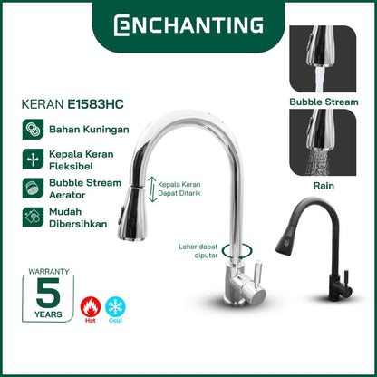 Keran Dapur Angsa Fleksibel Europe Enchanting E1583
