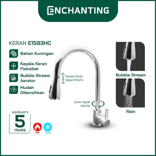 Keran Dapur Angsa Fleksibel Europe Enchanting E1583