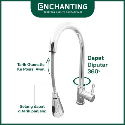 Keran Dapur Angsa Fleksibel Europe Enchanting E1583