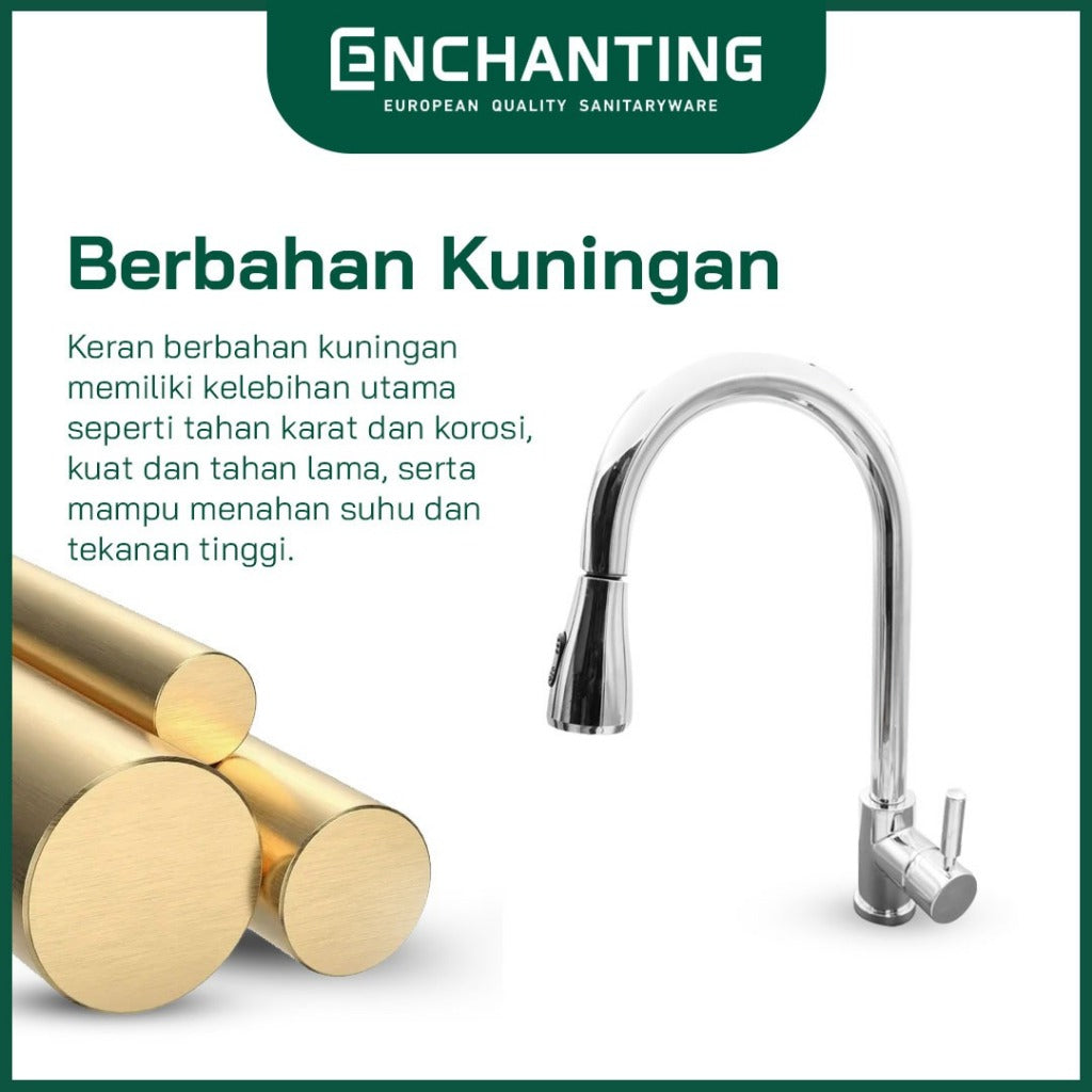 Keran Dapur Angsa Fleksibel Europe Enchanting E1583