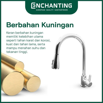 Keran Dapur Angsa Fleksibel Europe Enchanting E1583