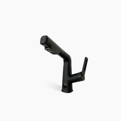 Keran Sink Cuci Piring Fleksibel Hitam Europe Enchanting E1590 LED