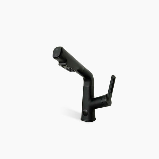 Keran Sink Cuci Piring Fleksibel Hitam Europe Enchanting E1590 LED
