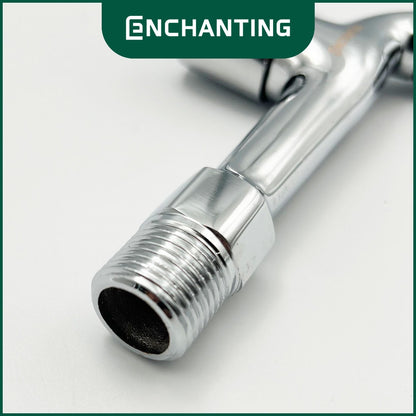 ENCHANTING Keran Air Tembok Air Dingin Kuningan Chrome Tebal Minimalis Tahan Lama E1596 Bergaransi