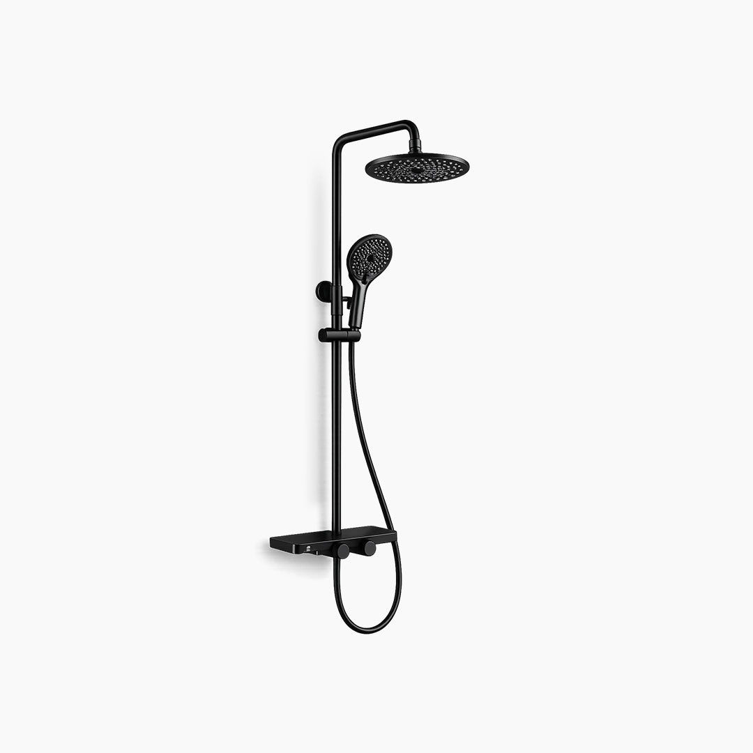 Shower Set Mandi Europe Enchanting E1697 Full Black Bergaransi