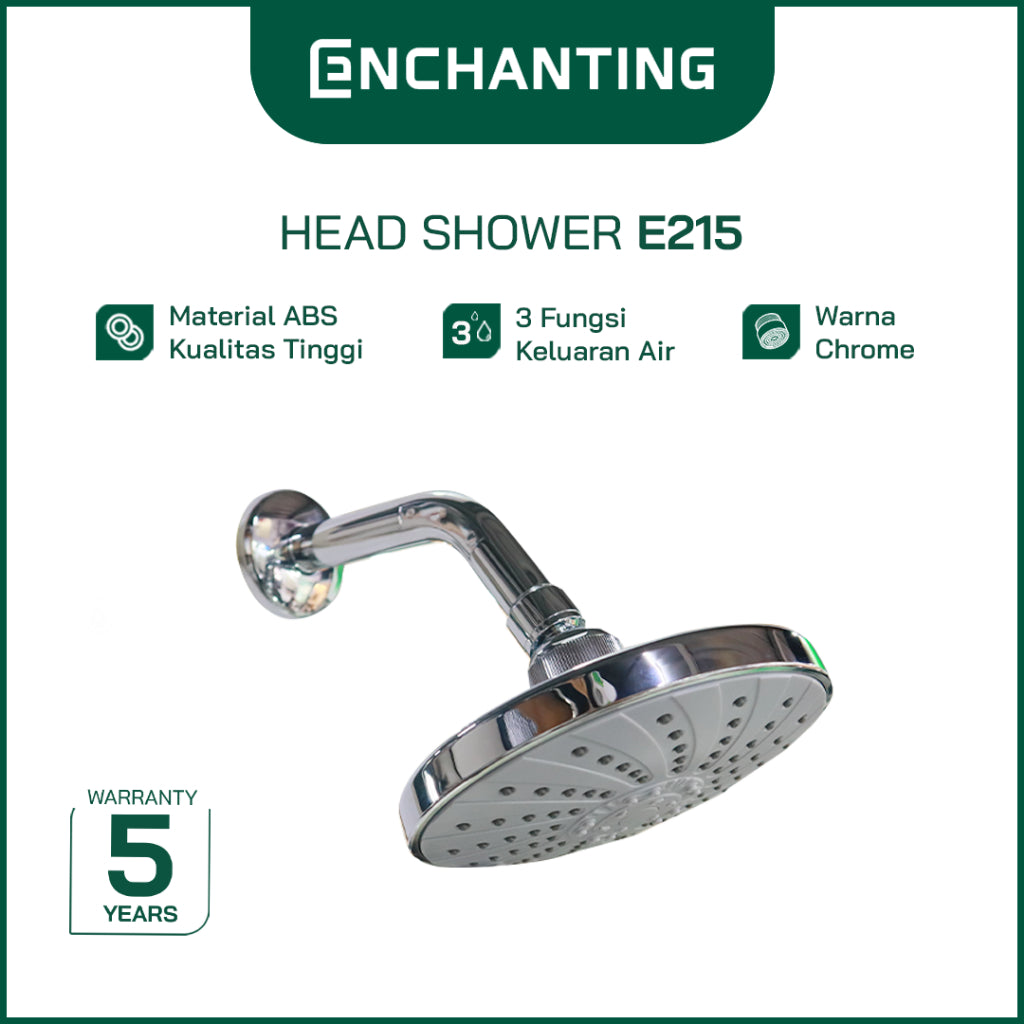 Kepala Shower Mandi Europe Enchanting High Quality 3 Fungsi E215
