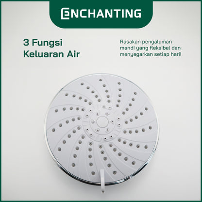 Kepala Shower Mandi Europe Enchanting High Quality 3 Fungsi E215