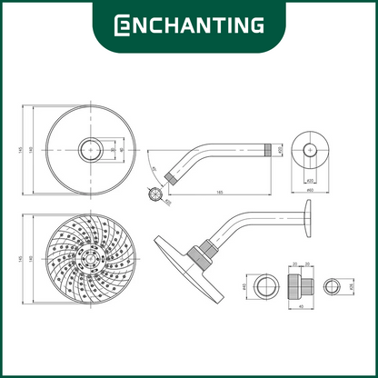 Enchanting Kepala Shower Mandi High Quality 3 Fungsi E215
