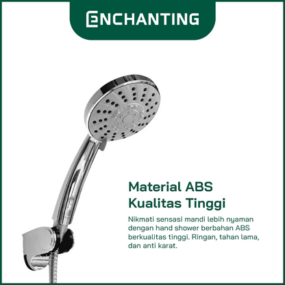 Hand Shower Crome High Quality 3 Fungsi Enchanting E216