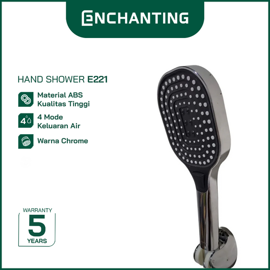 ENCHANTING Hand Shower Kamar Mandi Kepala Shower 4 Mode Air Material ABS E221