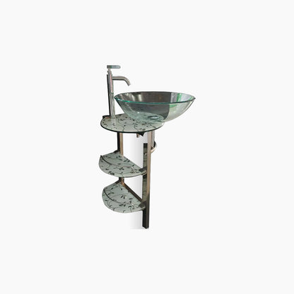 Wastafel Cuci Tangan Kaca Minimalis Enchanting high luxury E225