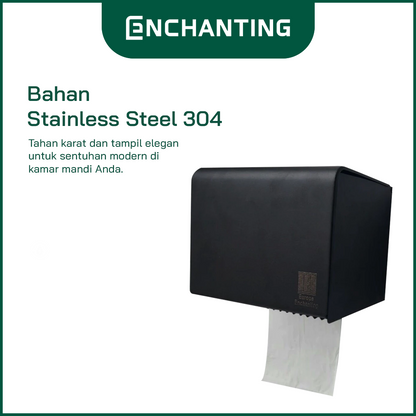 Paper Holder Tempat Tissue Kamar Mandi Europe Enchanting E839 Stainless 304
