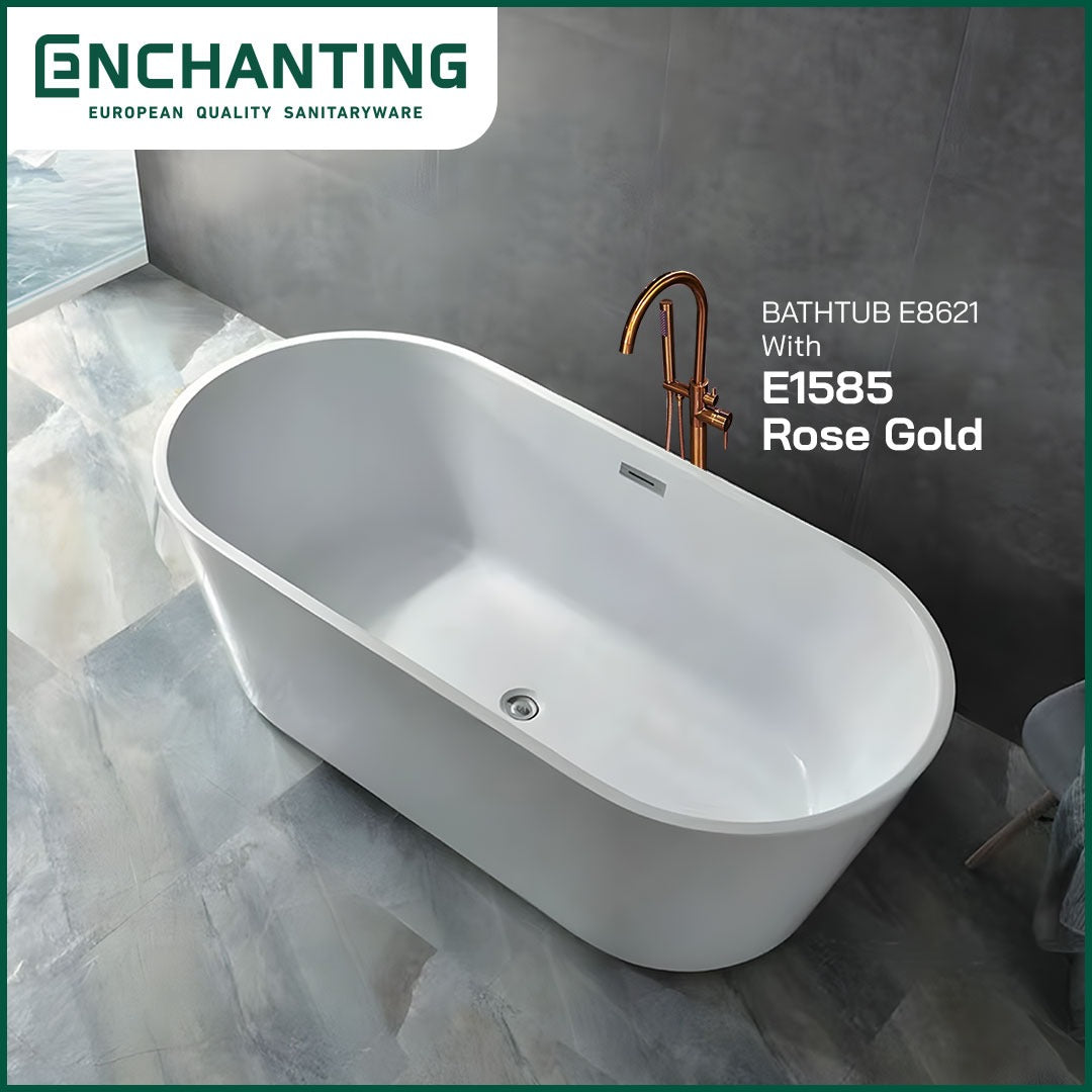 Bathtub Free Standing Kamar Mandi Europe Enchanting BathTub E8621