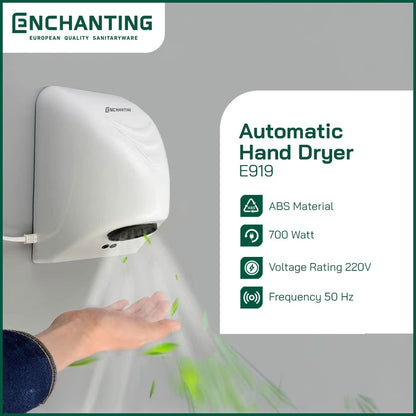 Automatic Hand Dryer Europe Enchanting E908