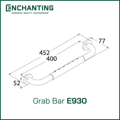 Grab Bar Safety Pegangan Kamar Mandi Enchanting E930