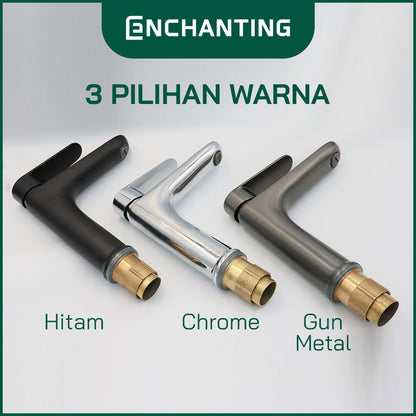 ENCHANTING Keran Wastafel Cuci Tangan Panas Dingin Kamar Mandi EP1594 Kran Air