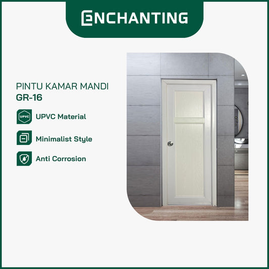 ENCHANTING Set Pintu Rumah UPVC Modern Minimalist Europe Enchanting GR Series GR-14 GR -15 GR-16