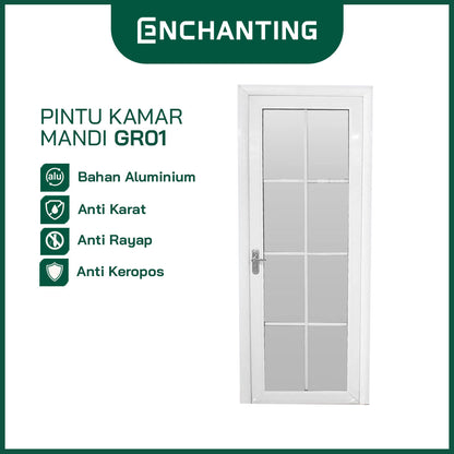 Set Pintu Rumah Aluminium Minimalist Europe Enchanting GR01