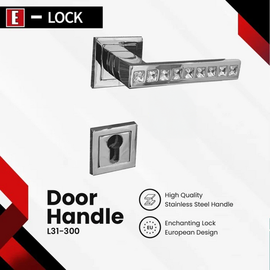 Handle Pintu Rumah Elock luxury Belian Chrome L31-300