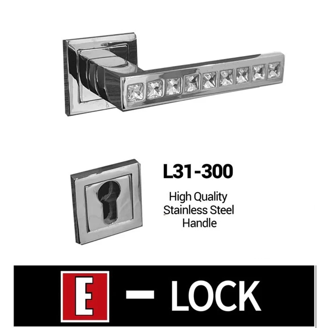 Handle Pintu Rumah Elock luxury Belian Chrome L31-300