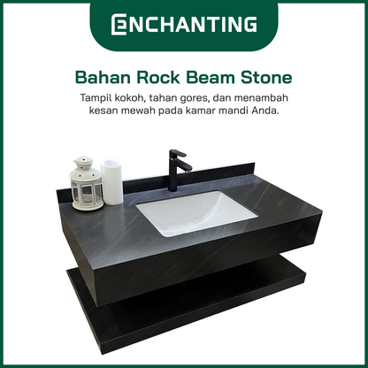 ENCHANTING Wastafel Kabinet Handmade Europe Enchanting Rock Beam Stone MA300 MA301