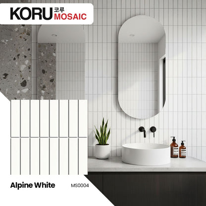 KORU Wallpanel Dinding Mosaic Dekorasi Rumah Modern Strata Series MCM Matt Premium 590mmx180mm Minimalis Harga Per DUS