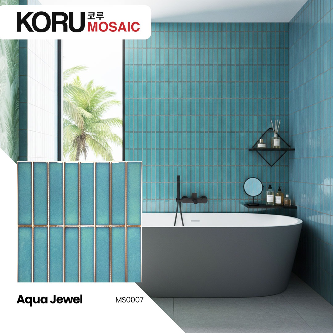 KORU Wallpanel Dinding Mosaic Dekorasi Rumah Modern Strata Series MCM Matt Premium 590mmx180mm Minimalis Harga Per DUS
