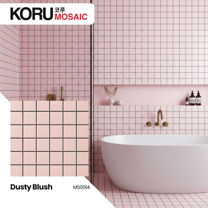 KORU Wallpanel Dinding Mosaic Dekorasi Rumah Modern Grid Series Harga Per Lembar Matt Premium 590mmx180mm Minimalis Harga Per DUS