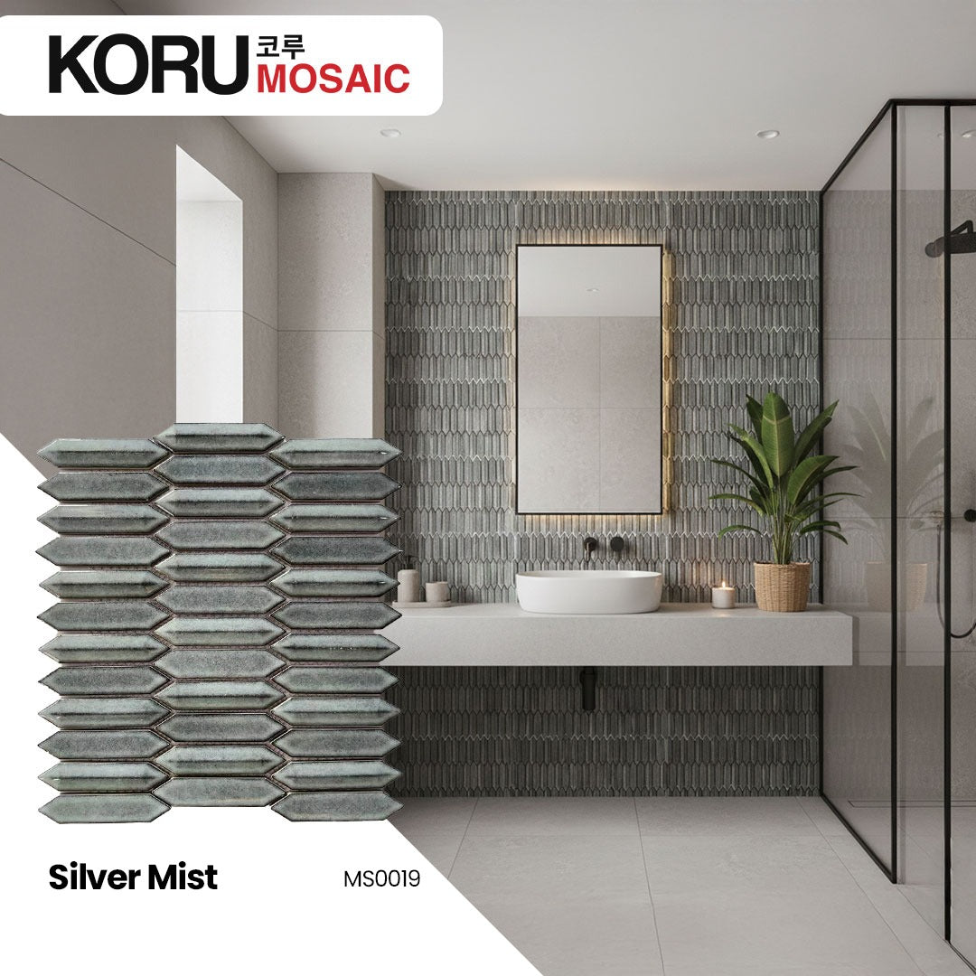 KORU Wallpanel Dinding Mosaic Dekorasi Rumah Modern Jewel Series Shiny Premium 300mmx190mm Minimalis Harga Per DUS