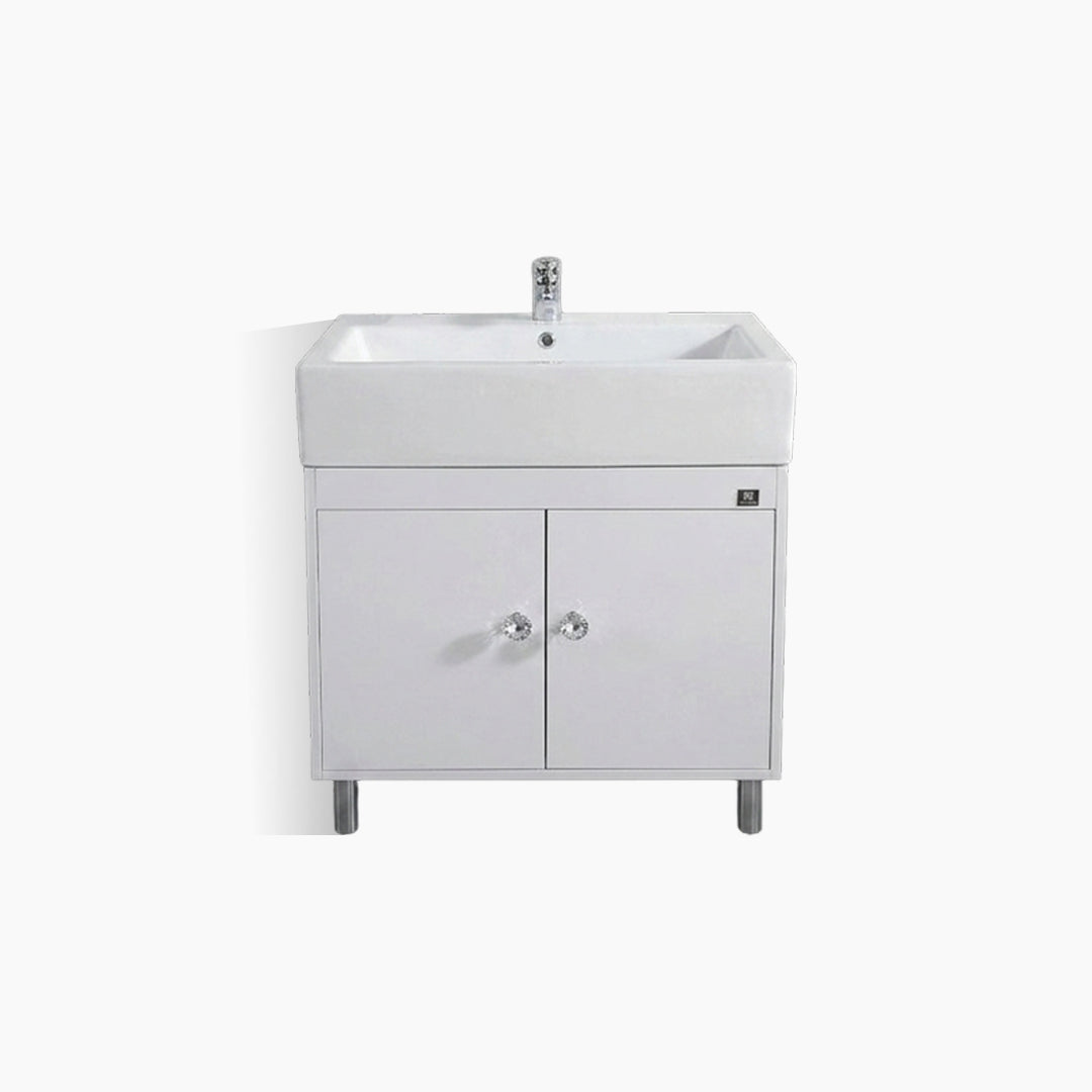Wastafel Kabinet PVC Europe Enchanting N802 Putih