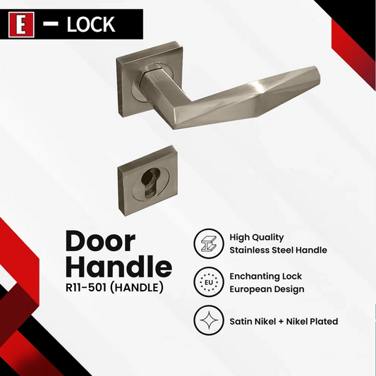 Enchanting Handle Pintu Rumah Elock Europe Minimalist Style R11-501