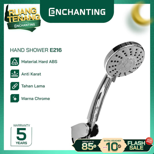 Hand Shower Crome High Quality 3 Fungsi Enchanting E216