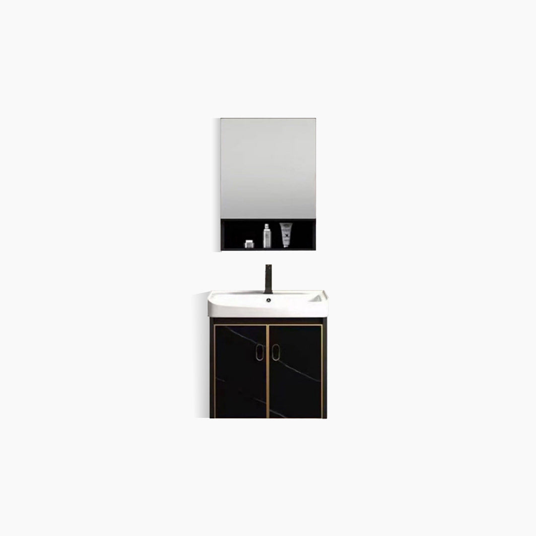 Wastafel Kabinet Modern Minimalis Cermin Kamar Mandi TIDAL TD050