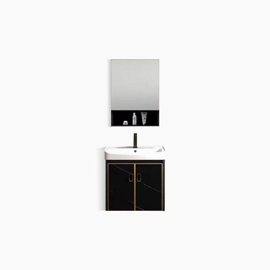 Wastafel Kabinet Modern Minimalis Cermin Kamar Mandi TIDAL TD050