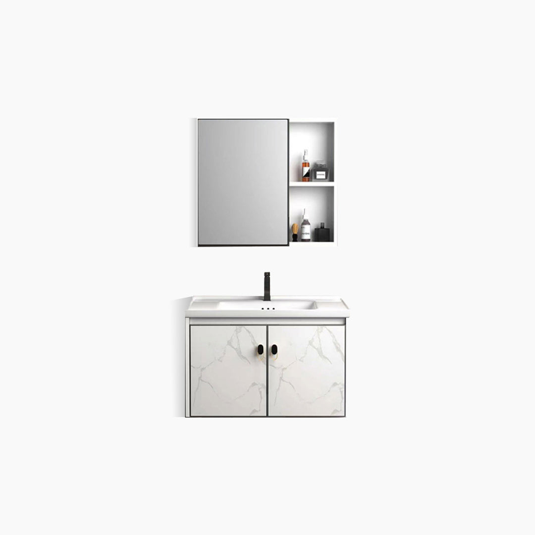 Wastafel Kabinet Set Minimalis Cermin Kamar Mandi Tidal TD053