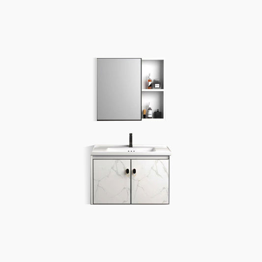 Wastafel Kabinet Set Minimalis Cermin Kamar Mandi Tidal TD053