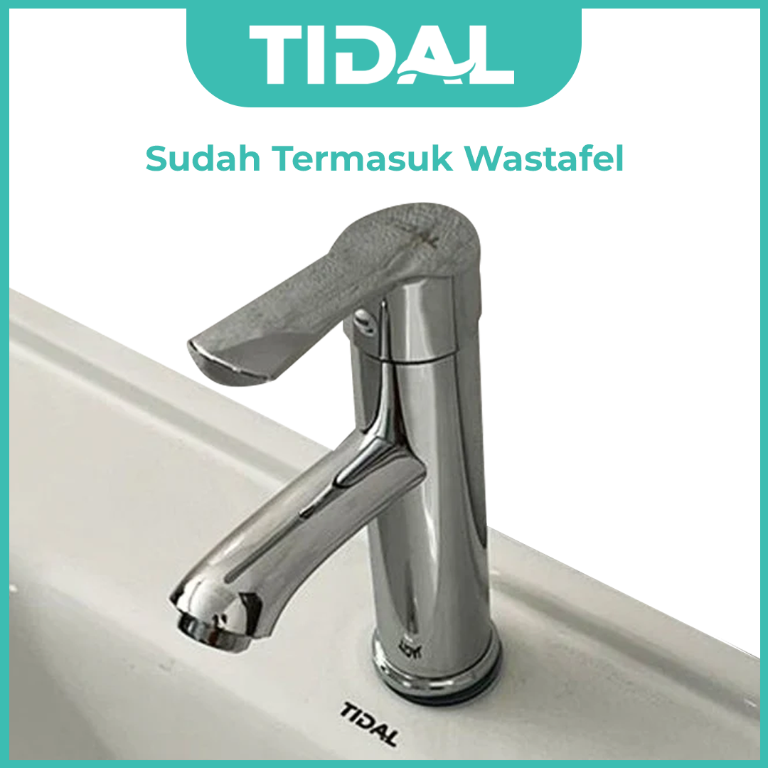 Wastafel Kabinet Set Minimalis Cermin Kamar Mandi Tidal TD053