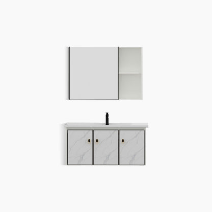 Wastafel Cermin Kabinet Set Minimalis Kamar Mandi Tidal TD054